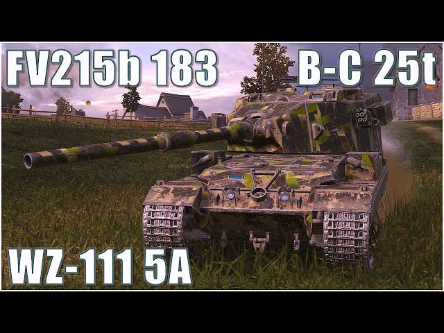 FV215b 183, B-C 25t & WZ-111 5A ● WoT Blitz