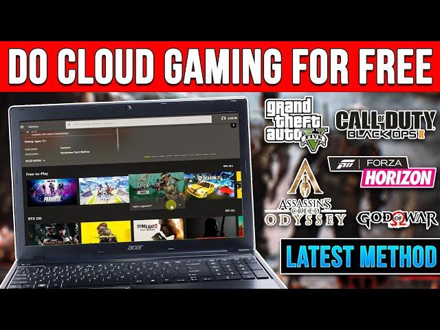 How to do Cloud Gaming in computer or laptop 2023Play Any Games in your low end computer or laptop