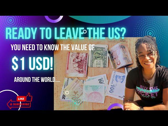 READY to relocate? How valuable is $1 USD around the world?