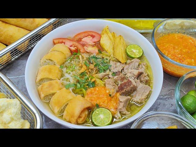 RESEP LENGKAP SOTO MIE BOGOR