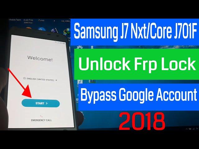 Samsung J7 Nxt (Sm-J701F/Ds) Bypass Google Account/Remove Frp Lock  Nougat 7.0