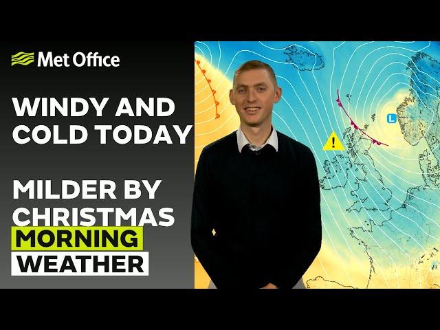 22/12/2024 – Chilly and windy – Morning Weather Forecast UK – Met Office Weather