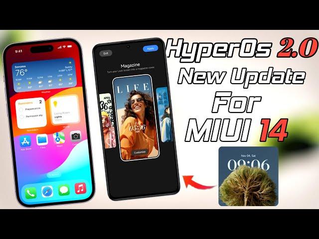 Exclusive - HyperOS + iOS Theme For MIUI 14 | HyperOS iOS Style Premium Theme For Any Xiaomi Devices