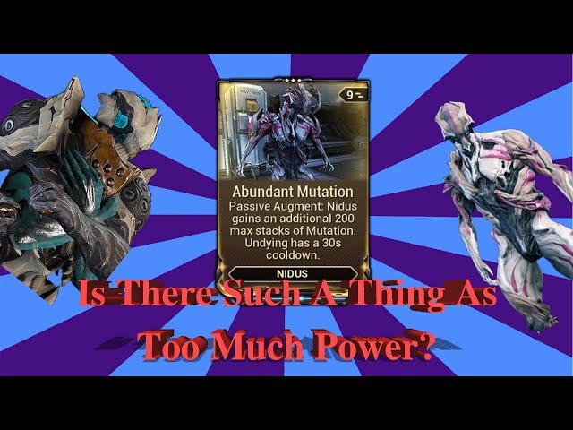 Warframe: Nidus augment, Abundant Mutations! Is There Such A Thing As Too Much Power?