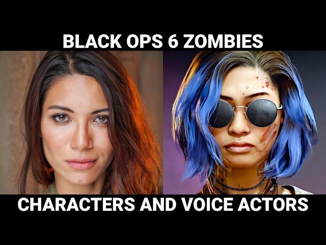 Black Ops 6 Zombies | Characters and Voice Actors (w/ Face Models)