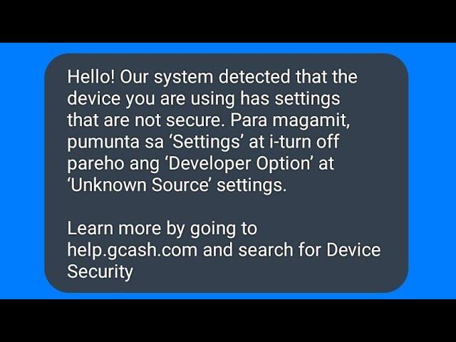 how to fix gcash can't open devloper option at unknown source settings | gcash unknown sources