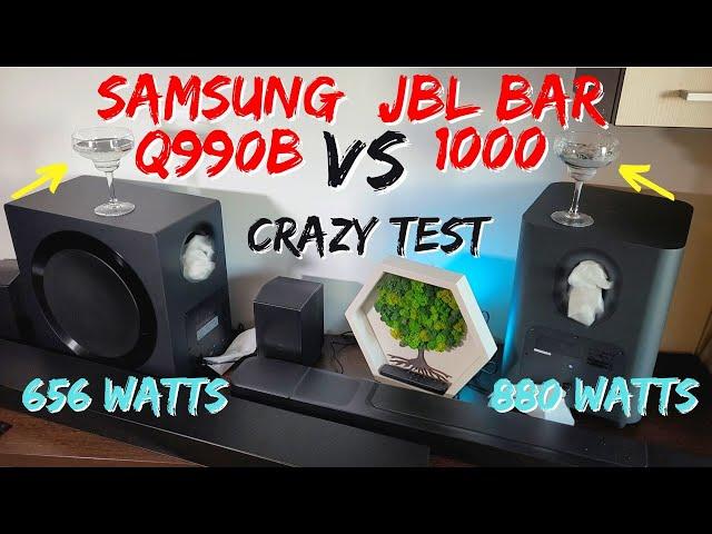 JBL BAR 1000 VS Samsung Q990B - CRAZY Sound Battle at MAXX VOLUME