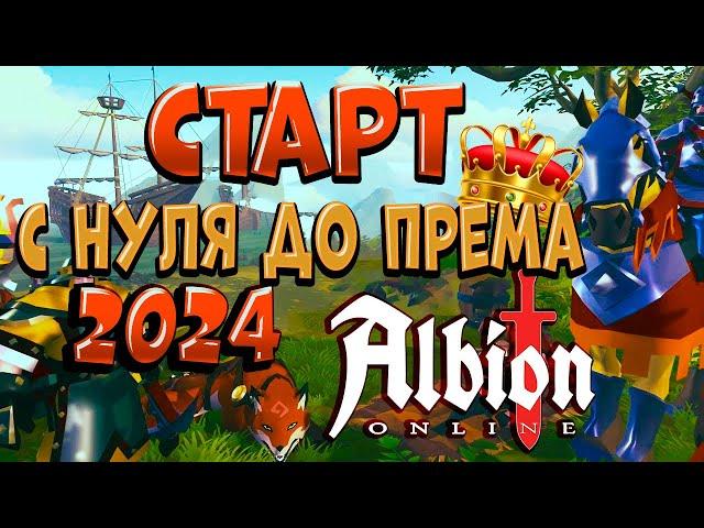 СТАРТ С НУЛЯ до ПРЕМИУМА 2024 в Альбион Онлайн | ГАЙД ДЛЯ НОВИЧКОВ | ZERO to HERO Albion Online