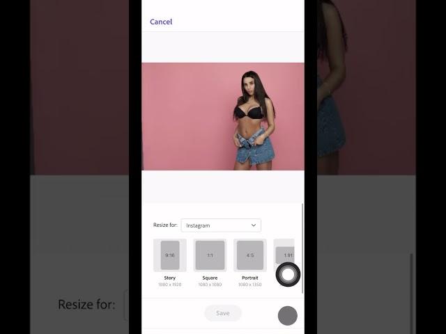 Resize image for instagram snapchat facebook free #shorts #free #shortvideo #tutorial #adobe