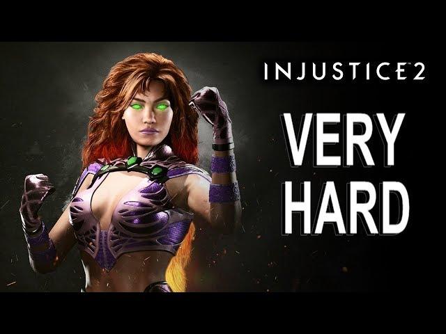 Injustice 2 - Starfire Battle Simulator (VERY HARD) NO MATCHES LOST