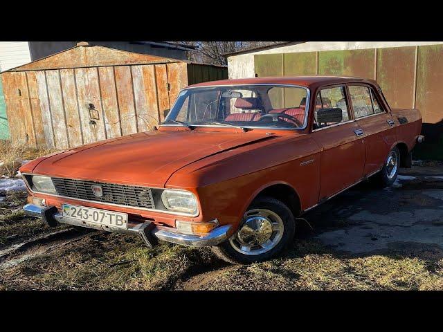 Started Moskvich 2140 after 9 year in  the garage + Test drive