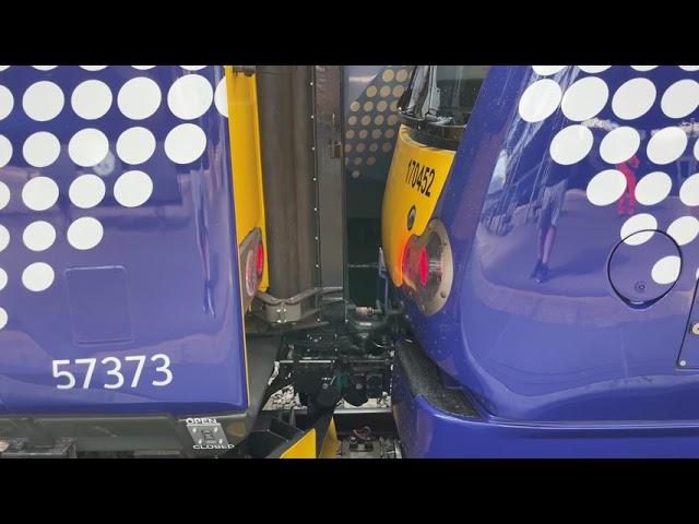 Scotrail Class 170 And 153 Uncoupling