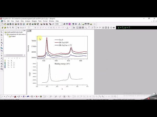 How to merge two origin graphs?