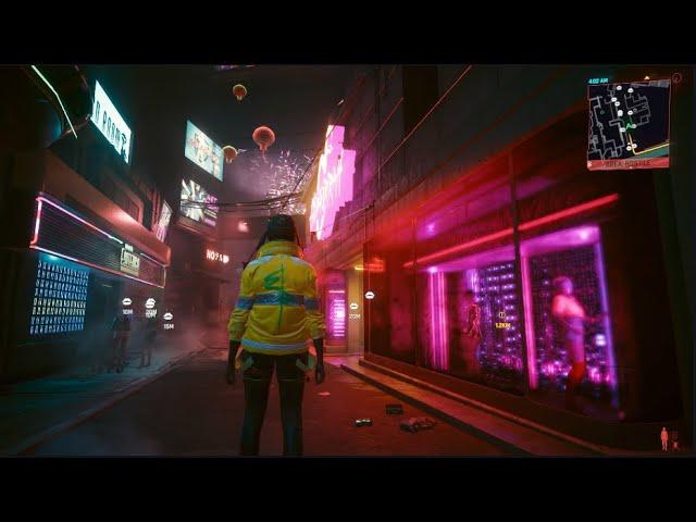 Cyberpunk 2077 3rd person / Uber side hustle / MODS