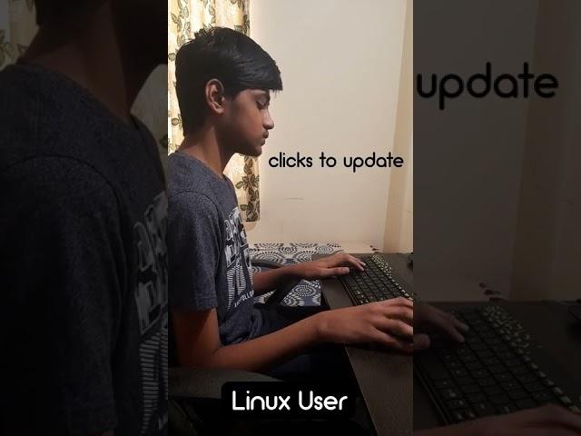 Updating your PC - Linux vs Windows #shorts