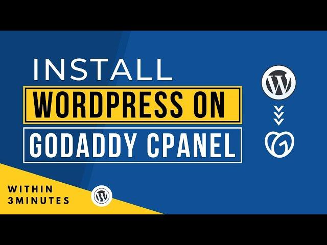 How To Install Wordpress On Godaddy Cpanel 2024 | Setup Wordpress On Godaddy Hosting