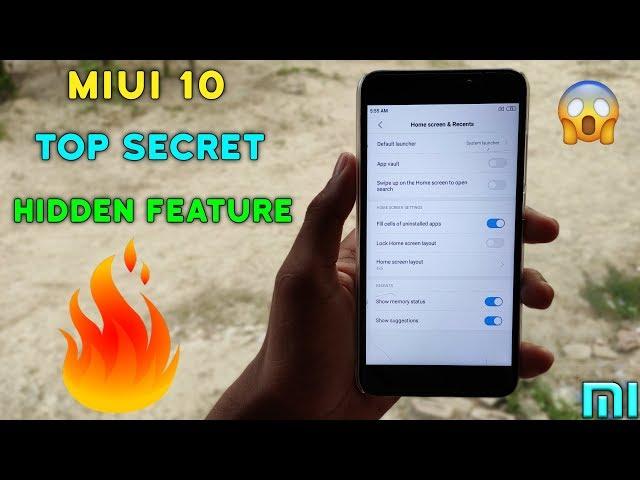 Miui 10 Top Secret Hidden Features Tips & Tricks Hindi - हिंदी