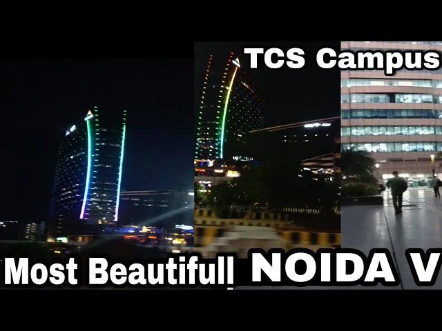 TCS campus Night View || Candor Techspace Noida sector 135