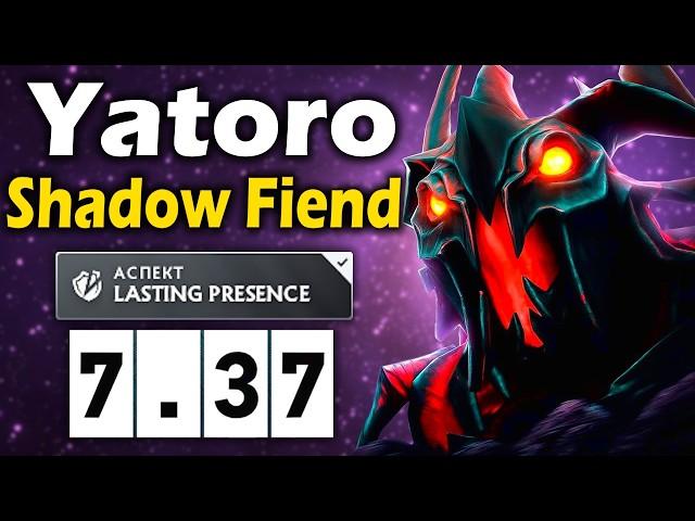 Яторо на СФ в Патче 7.37 Все еще Имба?! - Yatoro Shadow FIend ДОТА 2