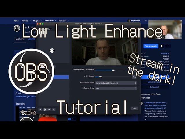 Low Light Enhance OBS Filter [Tutorial]