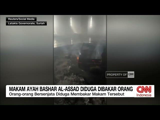 Makam Ayah Bashar Al-Assad Diduga Dibakar Orang