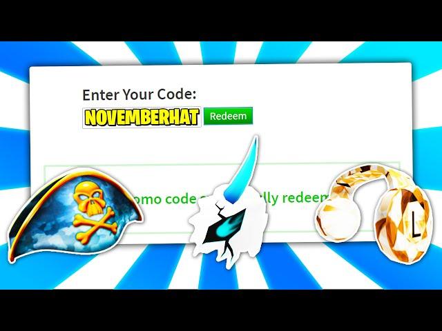 ALL 4 NEW NOVEMBER Roblox Promo Codes on ROBLOX 2021! | Black Friday Roblox Promo Codes (2021)