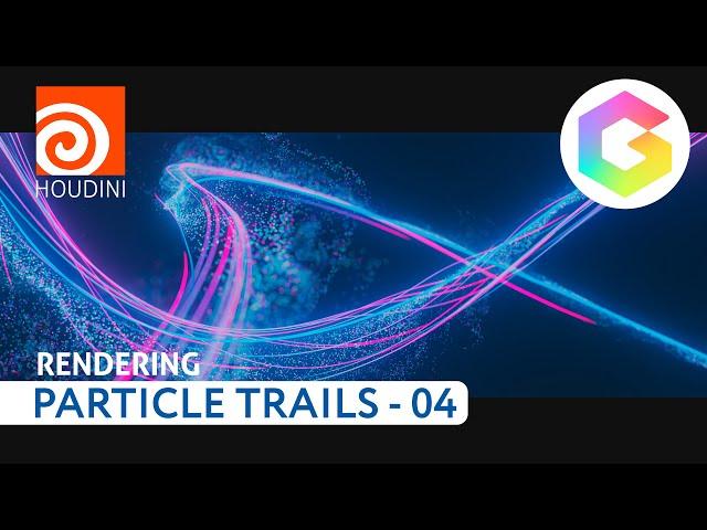From Basics to Brilliance: Particle Trails Motion Graphics in Houdini - 04 Rendering