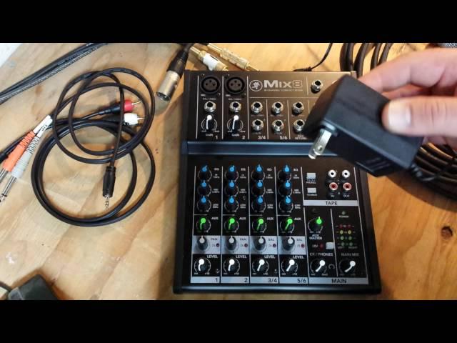 How to use an analog audio mixer