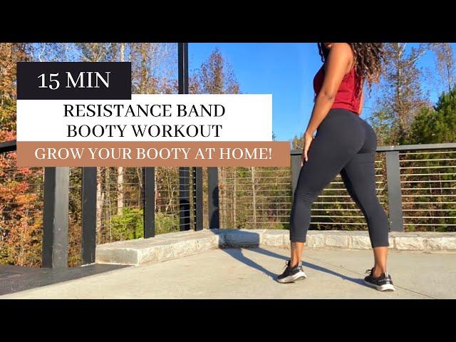 EASILY GROW YOUR BOOTY | Resistance Band Booty Workout | jessica mariah