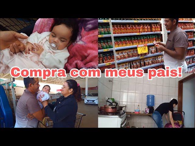 FUI AO MERCADO COM MEUS PAIS + ALMOÇO -MÃE AOS 16