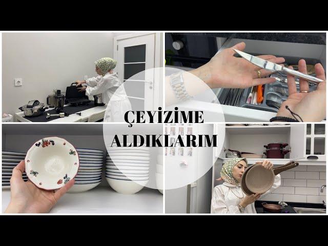 ÇEYİZİME ALDIKLARIM🫖MEMNUN KALDIKLARIM/KALMADIKLARIMMUTFAK TURU| #PART1