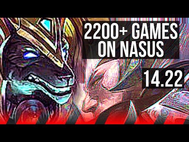 NASUS vs DARIUS (TOP) | 2200+ games | NA Master | 14.22