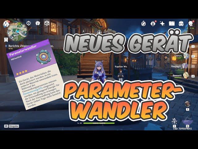 Parameterwandler | Erhalt und Funktion | Tianqiu Schatzsuche Weltauftrag und Puzzle | Genshin impact