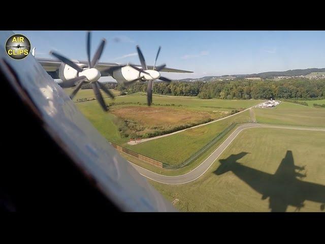 MEGA RARE Antonov 22 Antei Passenger View (Upper Deck), perfect Zürich Landing, MUST SEE! [AirClips]