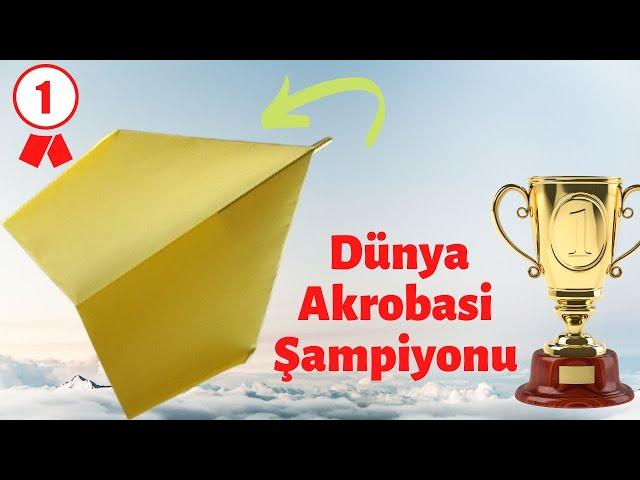 Akrobasi Şampiyonu Kağıt Uçak  Nasıl Yapılır? /Kağıttan Uçak Yapımı Enleri