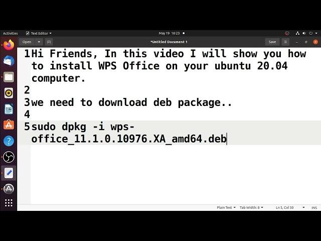 How to install WPS Office on your ubuntu 20.04 PC | 2022 | learn easy