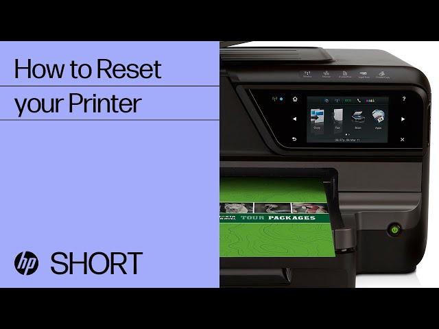 How to reset your HP printer | HP Support