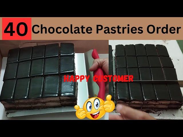 40 pastries order| How to make Chocolate Pastries Bakery Style #bakemeawish #howtomake #pastries