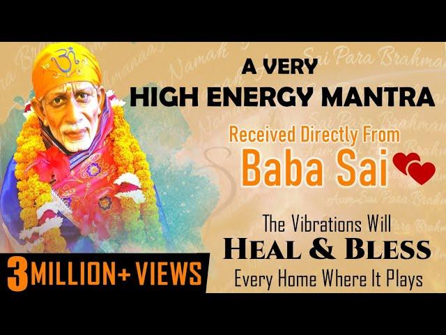 A MANTRA THAT WILL HEAL & BLESS EVERY HOME WHERE IT PLAYSReceived Directly from Baba Sai//Di Jaan/