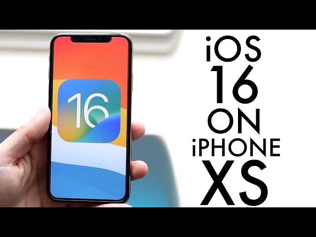 iOS 16 On iPhone XS! (Review)