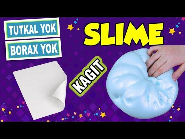 No Glue No Borax Fluffy Slime - How The Make Paper Slime  - Paper Slime Recipes