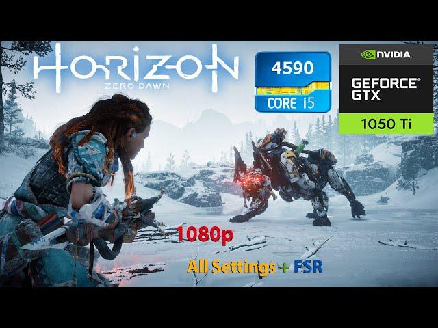 Horizon Zero Dawn: GTX 1050 Ti 4GB | i5-4590 | 1080p | Benchmark Test Pc Gameplay