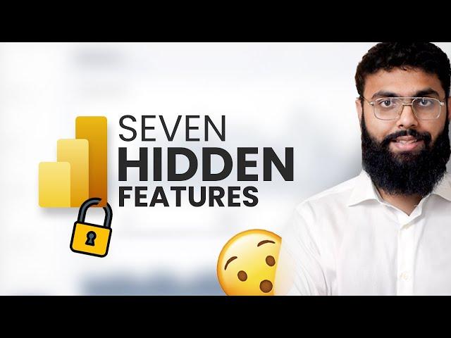 7 HIDDEN FEATURES in Power BI  I WISH I KNEW THESE SOONER!