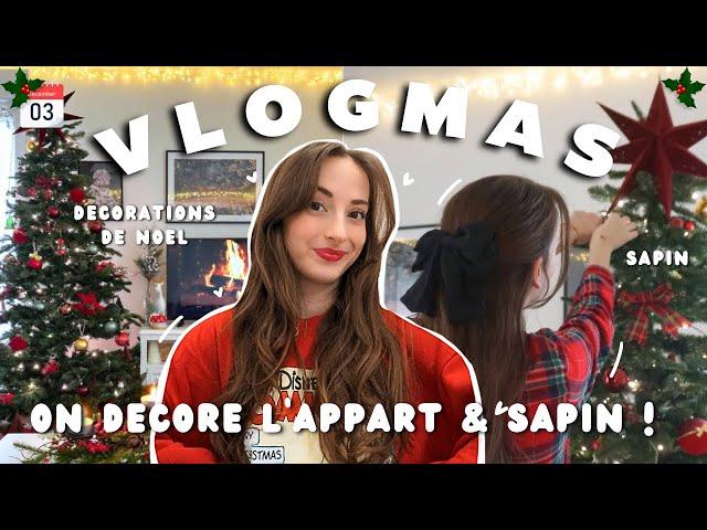 VLOGMAS #3 : ON DECORE TOUT L'APPART + SAPIN DE NOEL 