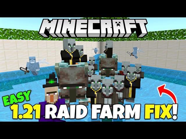 How to FIX Your Broken RAID FARMS in Minecraft 1.21! Minecraft Bedrock Tutorial