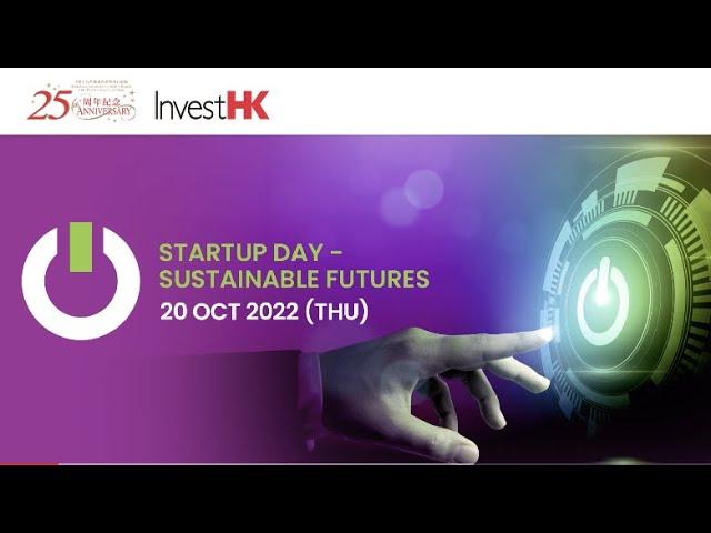 Investment Promotion Week - Startup Day – Sustainable Futures | 20 OCT