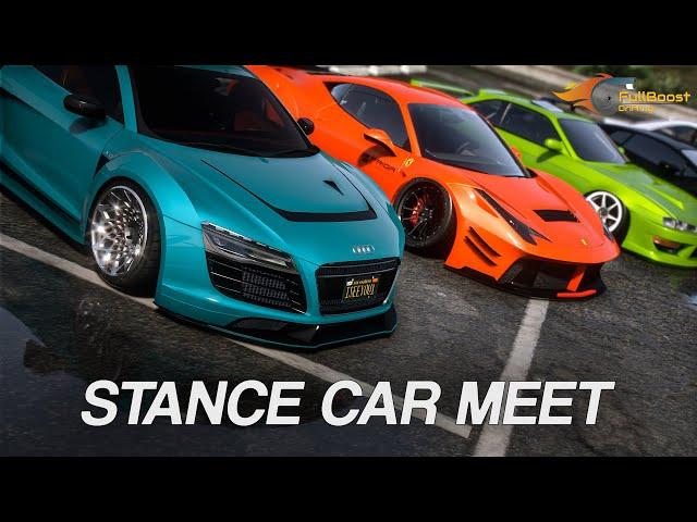 GTA 5 FIVEM STANCED CAR MEET | FULLBOOST DRIFTING