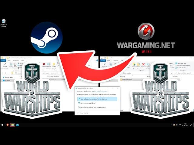 How to play with WARGAMING account on STEAM - World of Warship