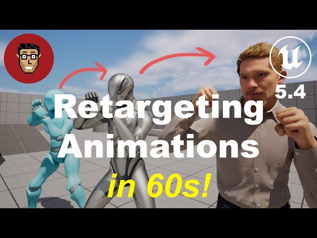 Retarget Any Animation in Unreal 5.4 (Mixamo to MetaHuman in Less than 60s)