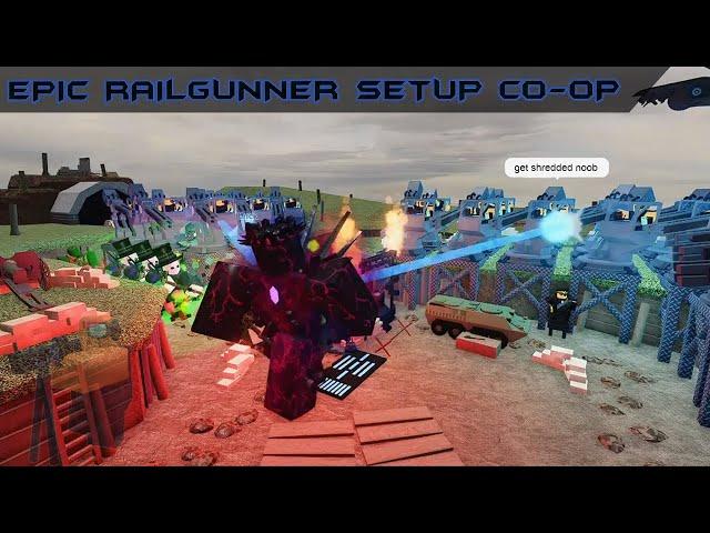 Epic Railgunner Setup but on co-op! (Tower Battles)